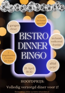 BISTRO DINNER BINGO